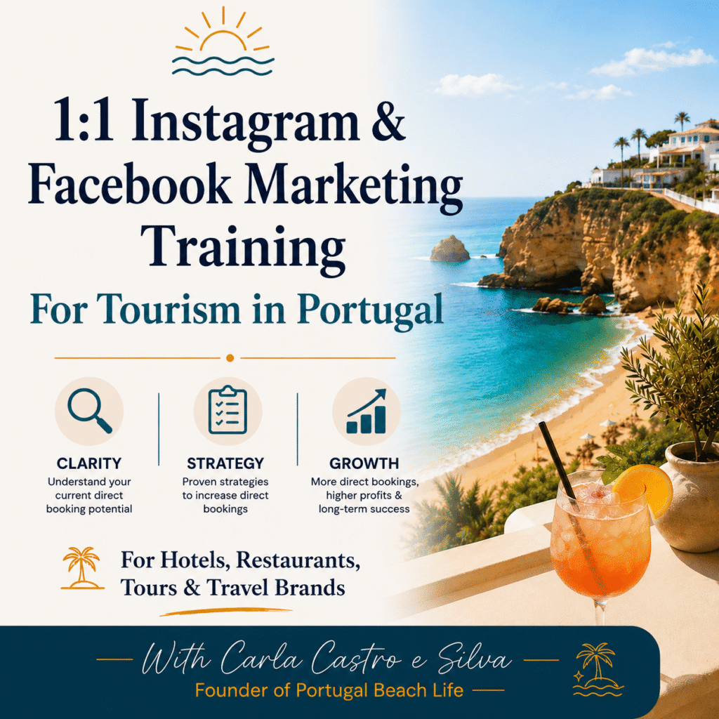 1:1 Instagram & Facebook Marketing Training For Tourism in Portugal